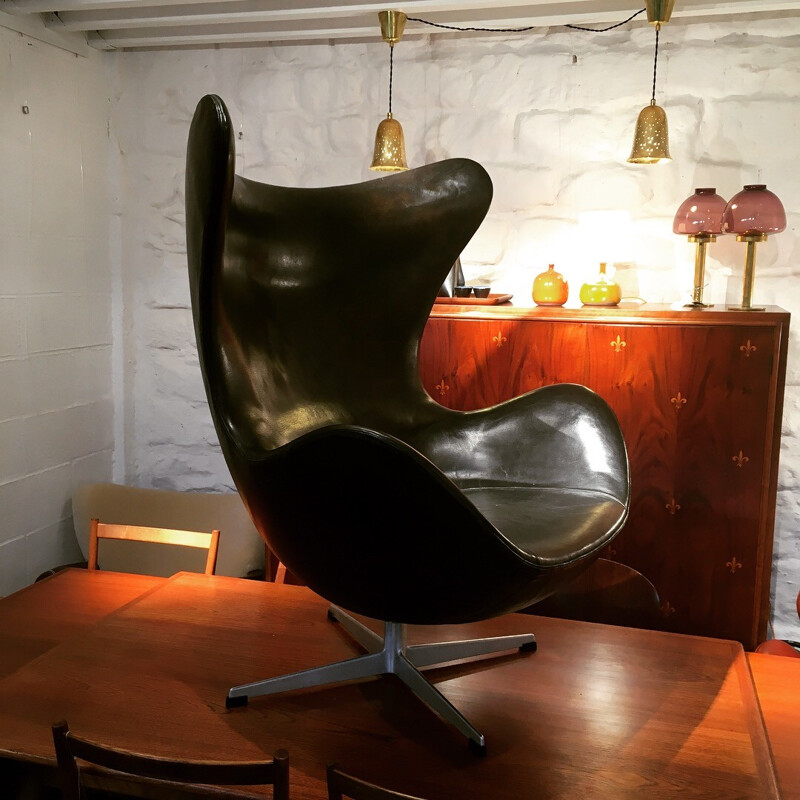 Vintage Egg Chair by Jacobsen Arne for Fritz Hansen - 1960s