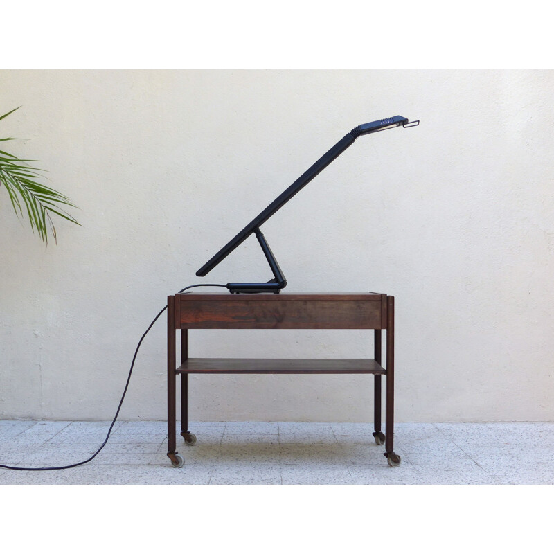 Desk lamp in black plastic - 1980s