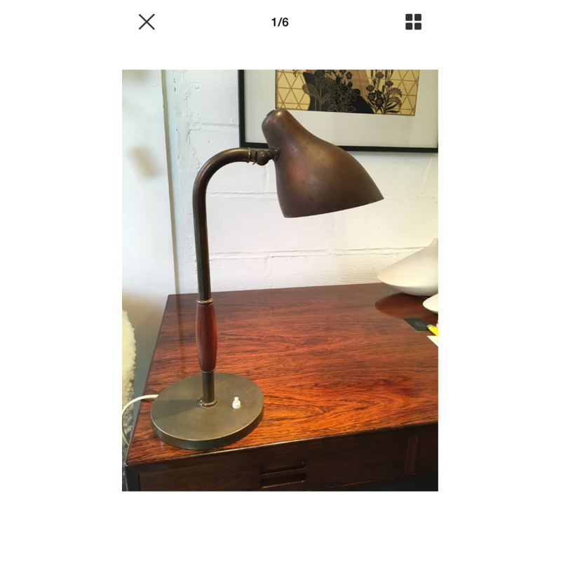 Adjustable lamp by Vilhelm Lauritzen - 1950s