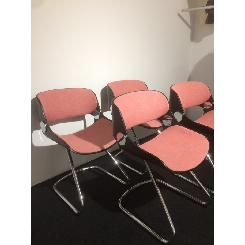 4 chairs by Etienne Fermigier - 1970s