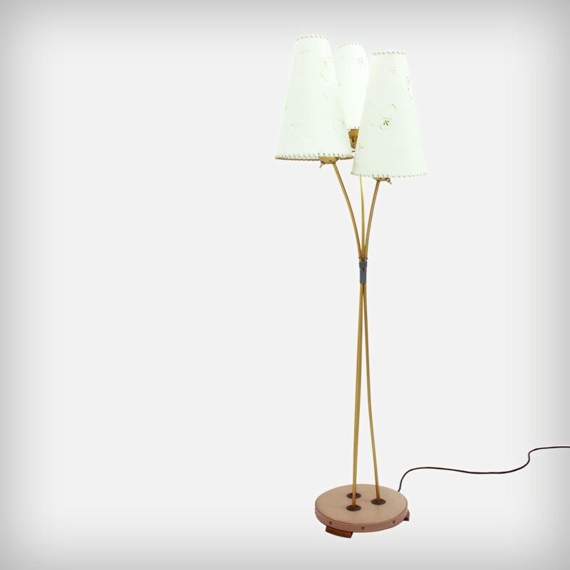 Mid century Three-Arm Floor Lamp - 1950s