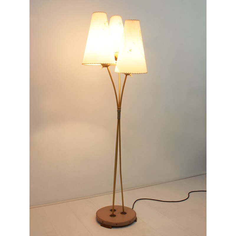 Mid century Three-Arm Floor Lamp - 1950s