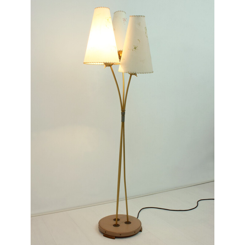 Mid century Three-Arm Floor Lamp - 1950s