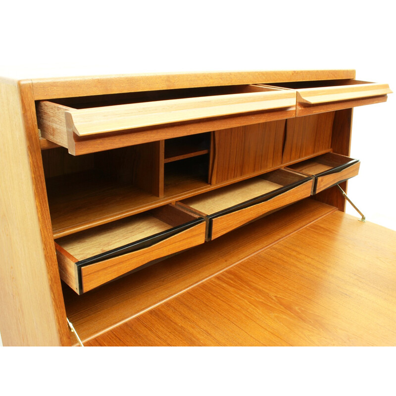 Danish Teak Secretary by ERLING TORVITS for Klim Møbelfabrik - 1960s