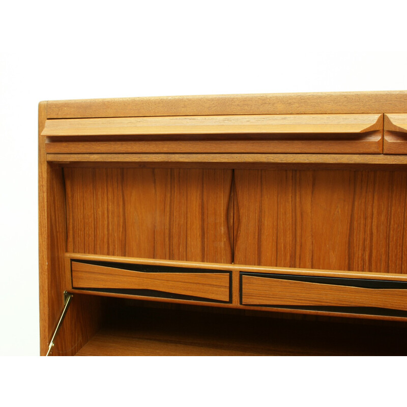 Danish Teak Secretary by ERLING TORVITS for Klim Møbelfabrik - 1960s