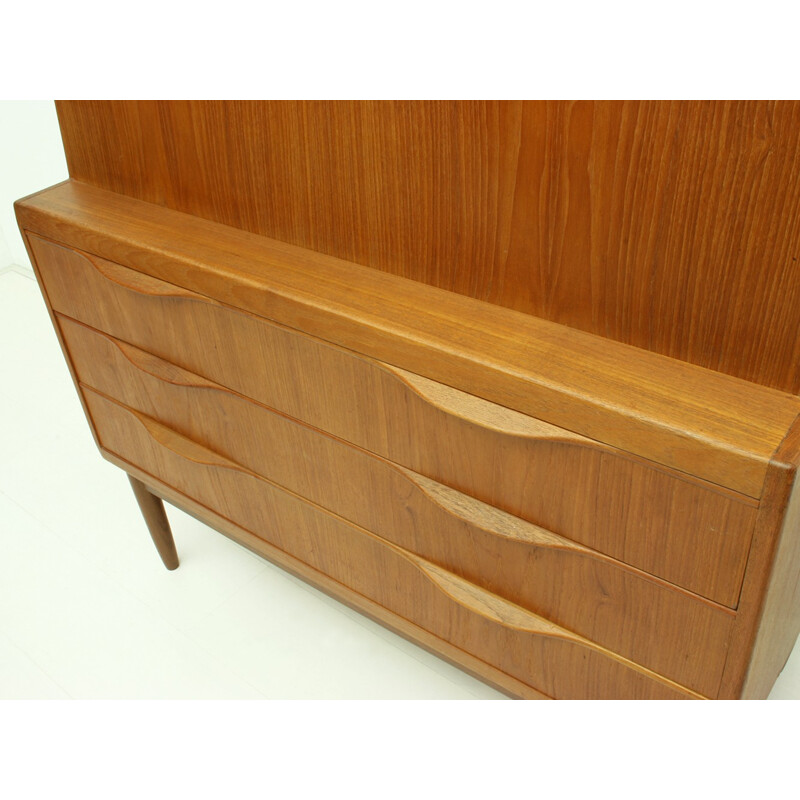 Danish Teak Secretary by ERLING TORVITS for Klim Møbelfabrik - 1960s