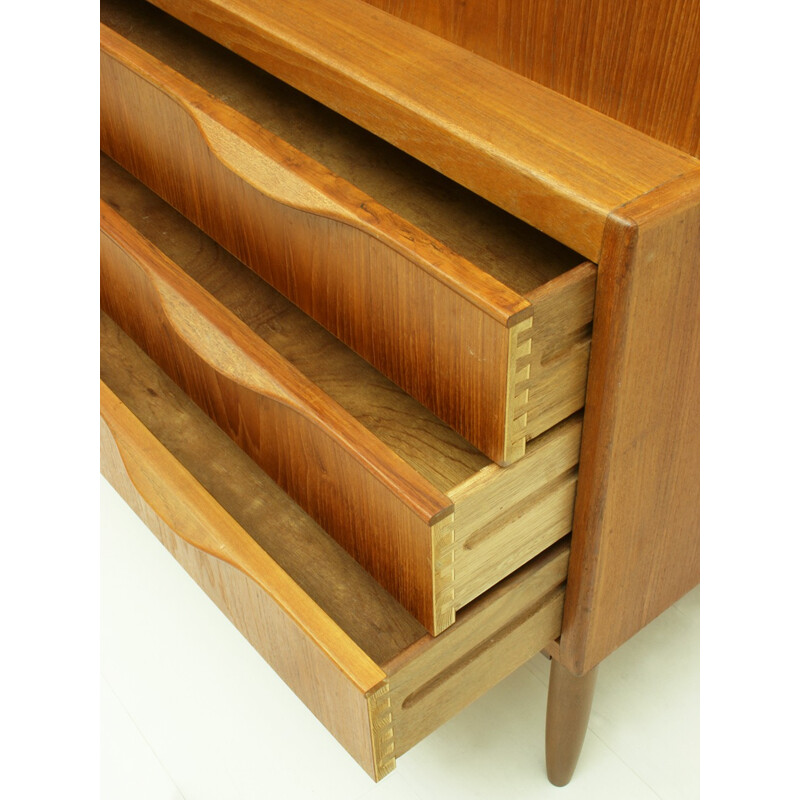 Danish Teak Secretary by ERLING TORVITS for Klim Møbelfabrik - 1960s