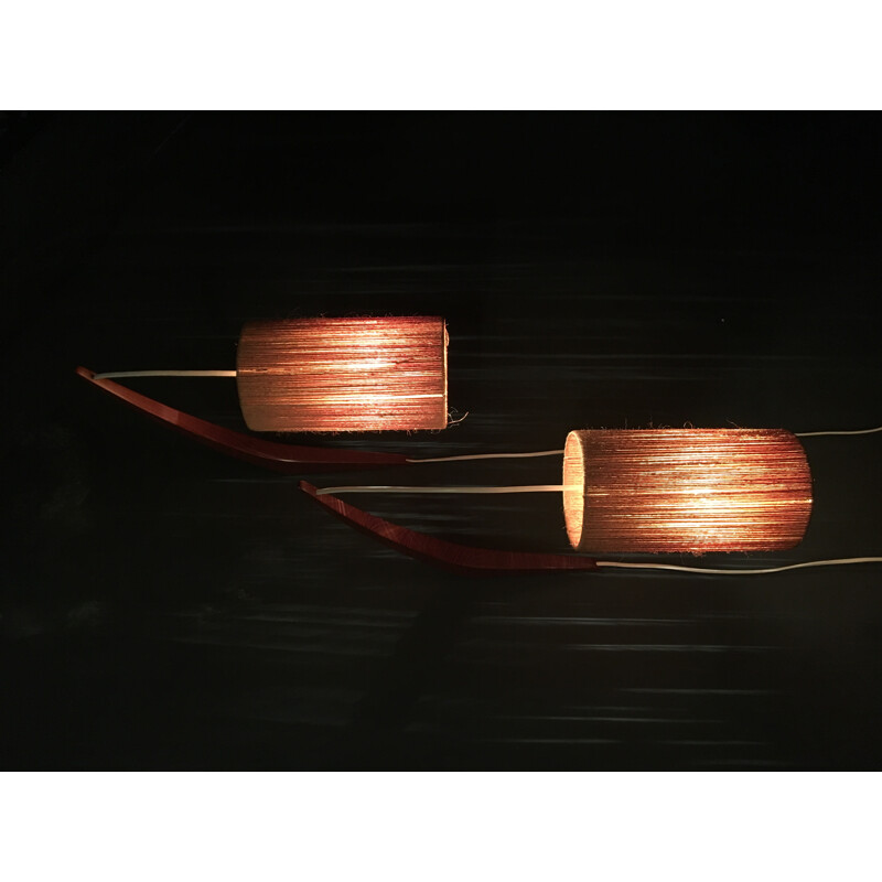 Pair of Scandinavian wall lamp - 1960s