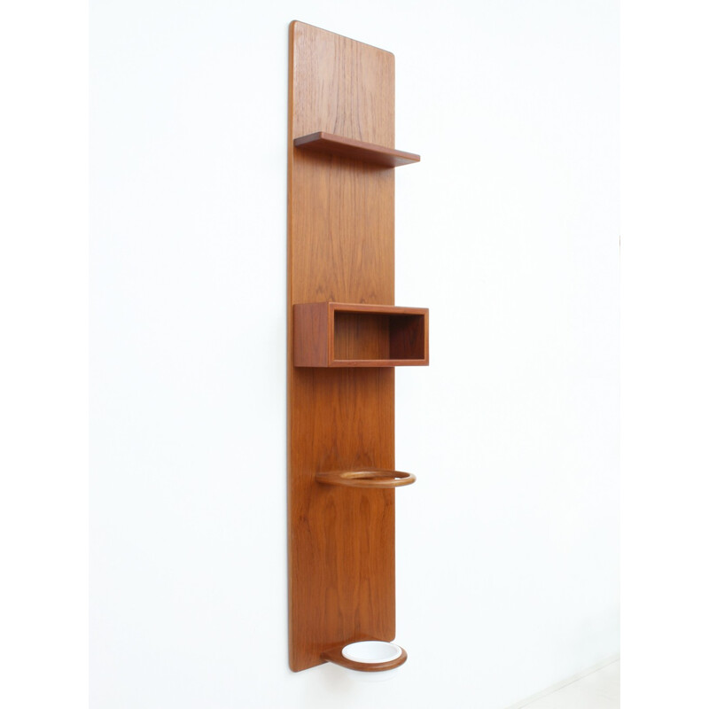 Danish Teak Coat Rack With Umbrella Hold by Aksel Kjersgaardfor Vildbjerg Møbelfabrik ApS & Bangholm - 1960s