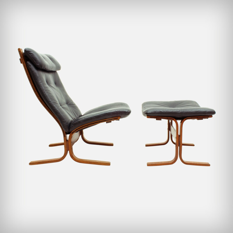 Model Siesta Chair & Ottoman by Ingmar Relling for Westnofa - 1960s