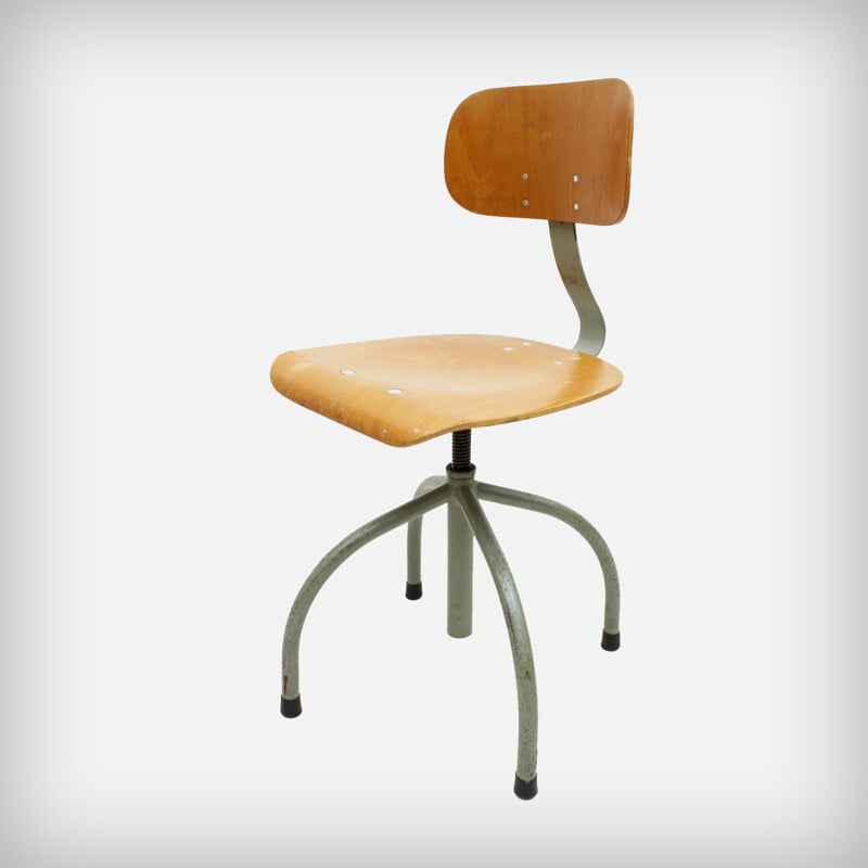 German industrial swivel office chair from Anatomic - 1950s