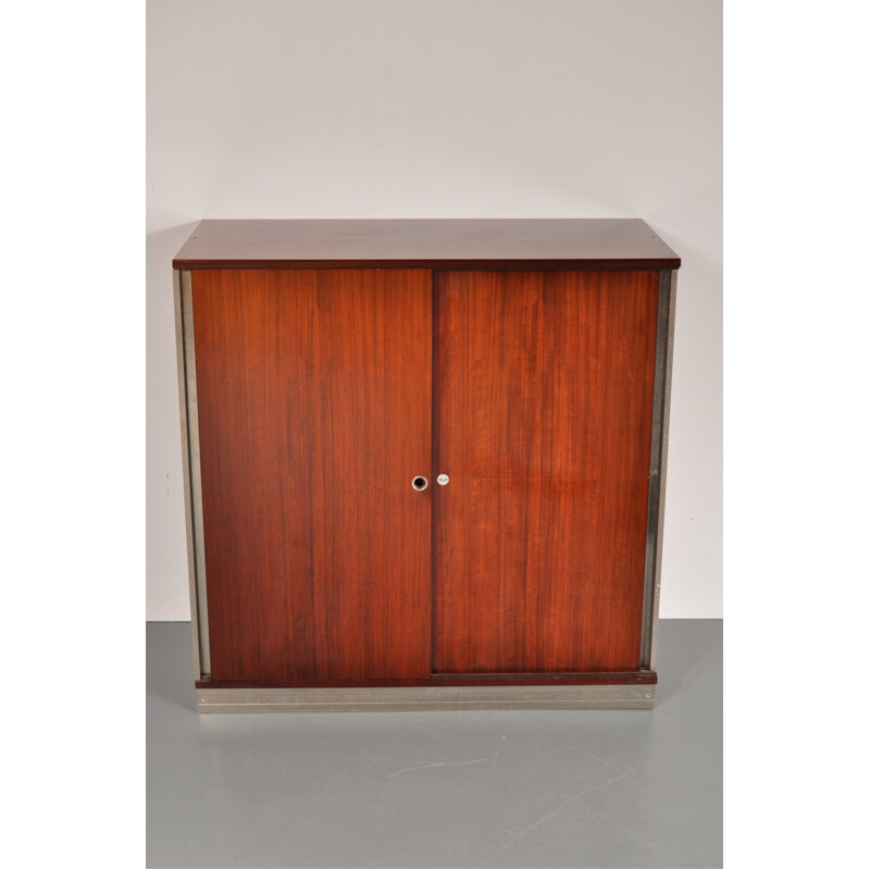 Italian tropical hardwood cabinet by Ico Parisi - 1970s