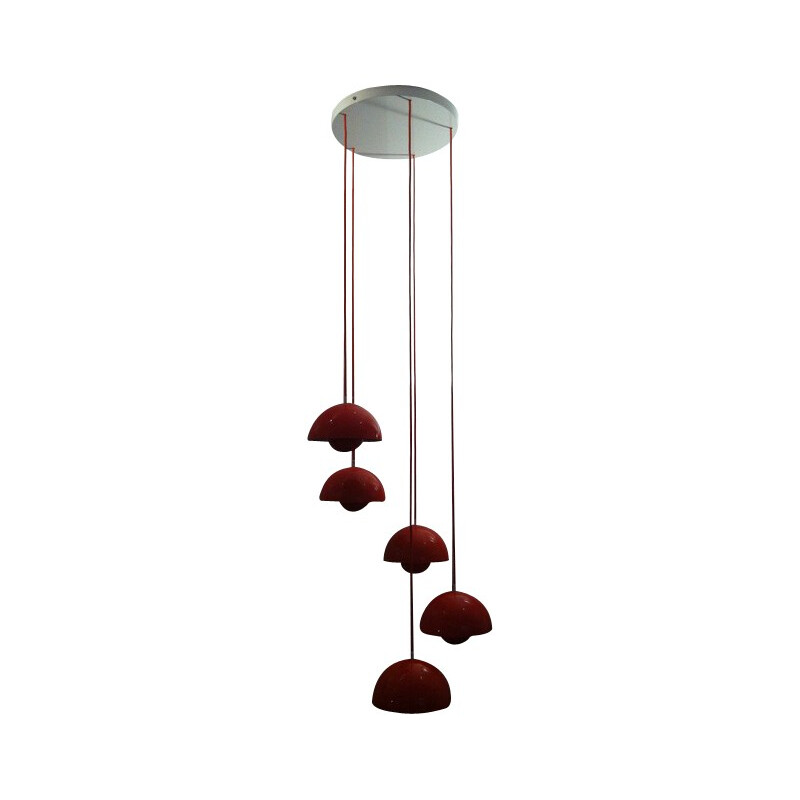 Flower pot hanging lamp, Verner PANTON - 1968