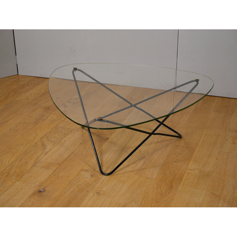 Table basse "Jasmin" de F.Lasbleiz pour Airborne - 1950