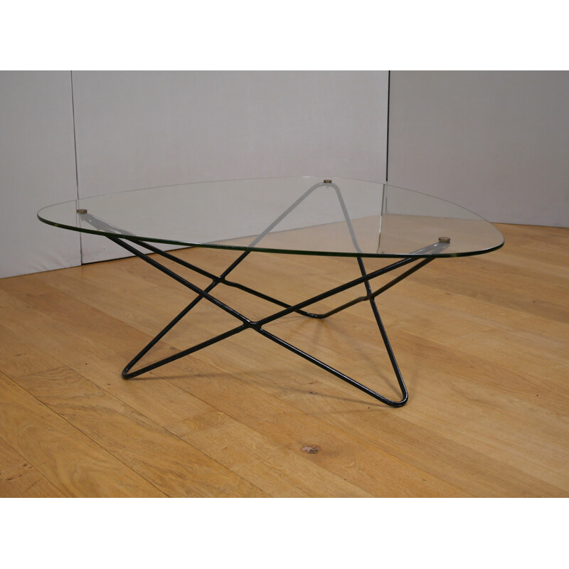 Table basse "Jasmin" de F.Lasbleiz pour Airborne - 1950