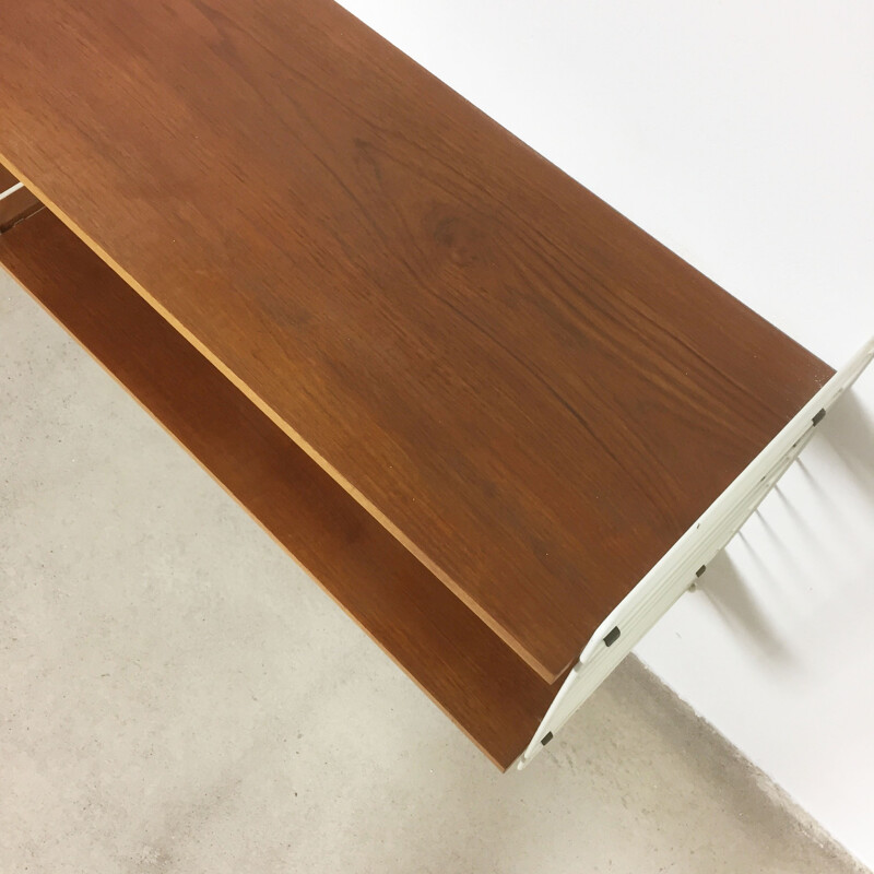 Swedish teak Wall Unit by Kajsa & Nils Strinning for String Design AB - 1960s