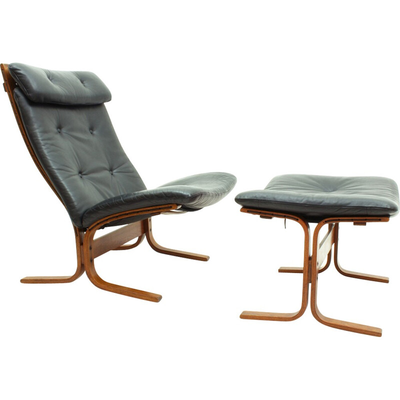 Model Siesta Chair & Ottoman by Ingmar Relling for Westnofa - 1960s