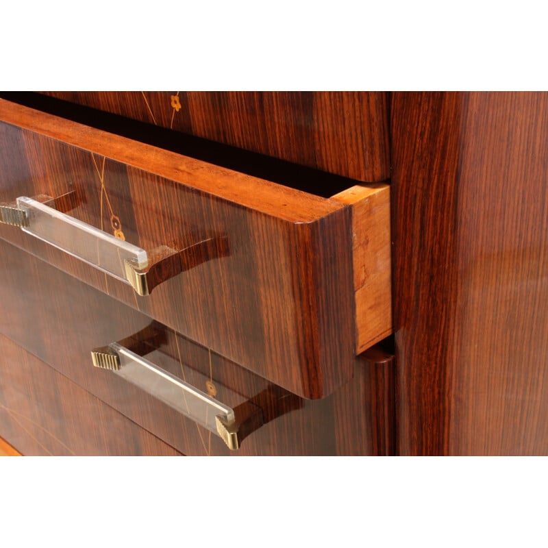 Italian Rosewood Commode by Vittorio Dassi - 1950s