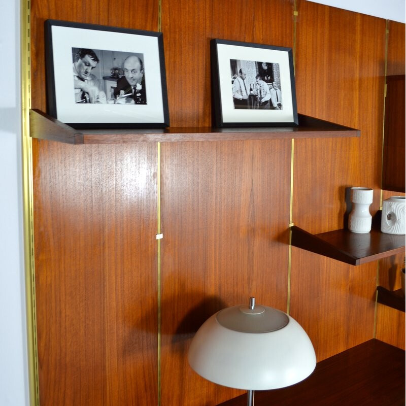 Modular bookcase system by Louis Paolozzi - 1950s