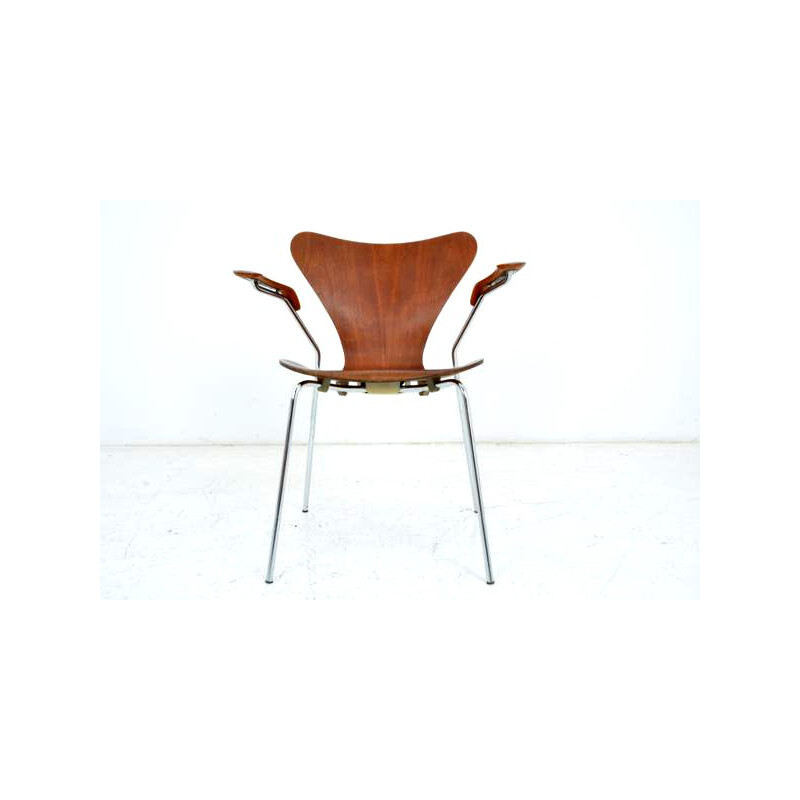 Series 7 chair with armrests by Arne Jacobsen for Friz Hansen - 1970s