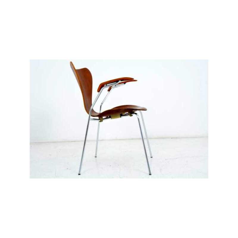 Series 7 chair with armrests by Arne Jacobsen for Friz Hansen - 1970s