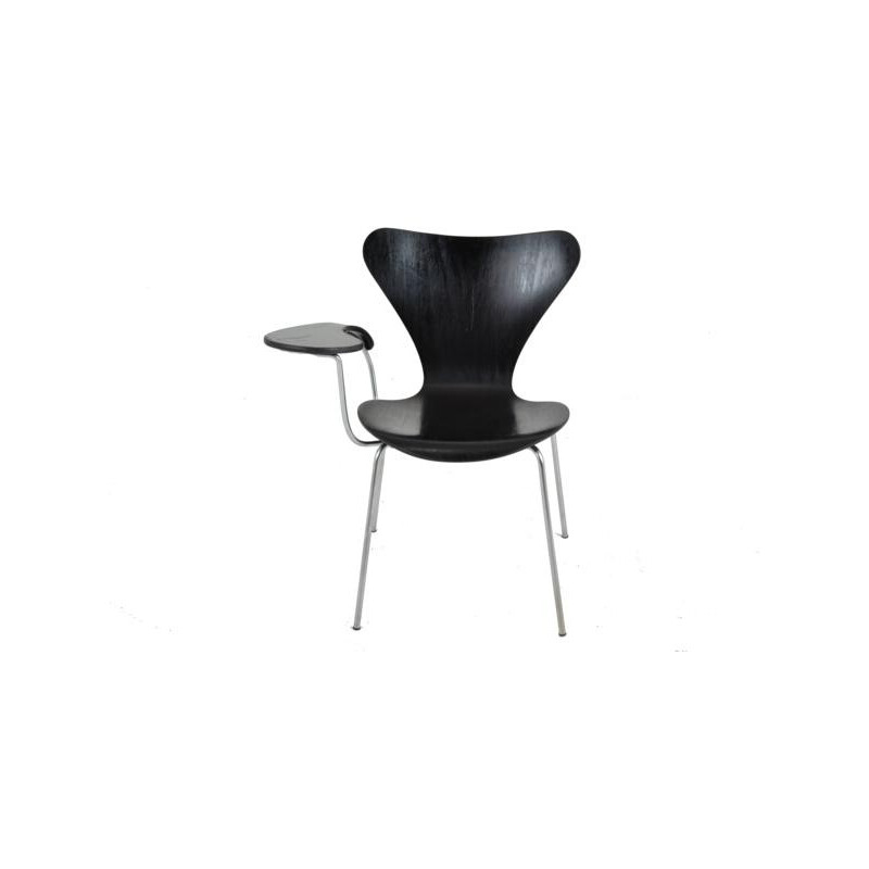 Series 7 writing chair by Arne Jacobsen edited by Fritz Hansen - 1960s