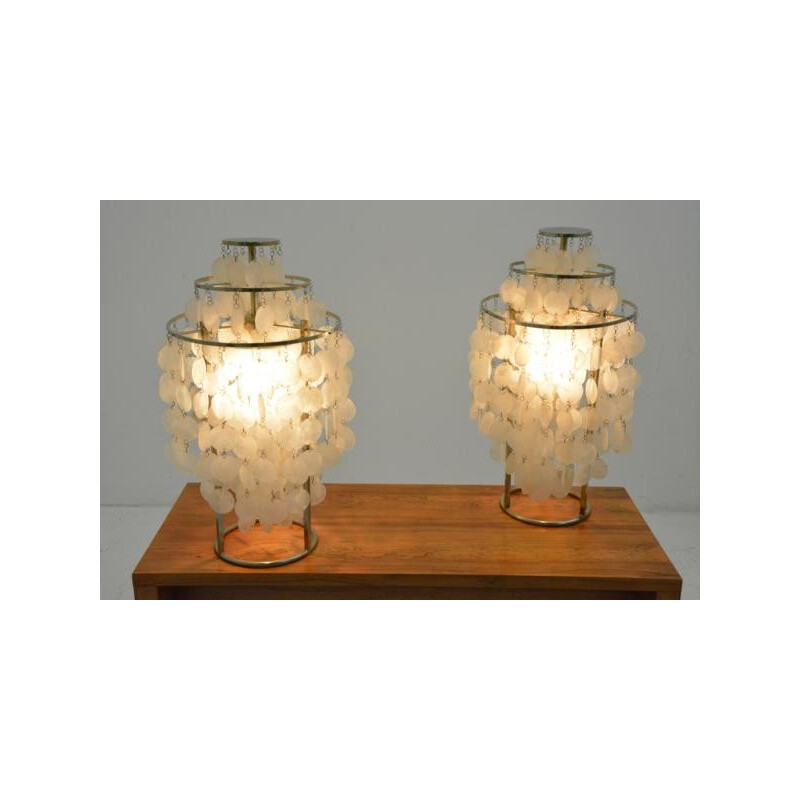 Pair of Fun model table lamps by Verner PANTON - 1960s