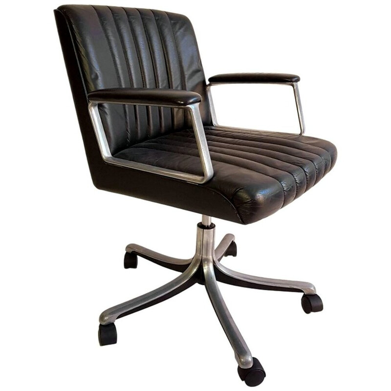 fauteuil de Bureau Pivotante P126 par Osvaldo Borsani pour Tecno - 1960