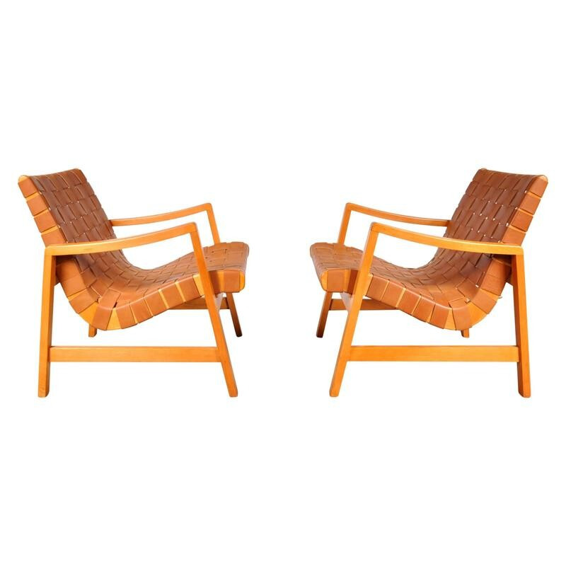 Paire de fauteuils "Vostra" de Jens Risom pour Knoll International - 1940