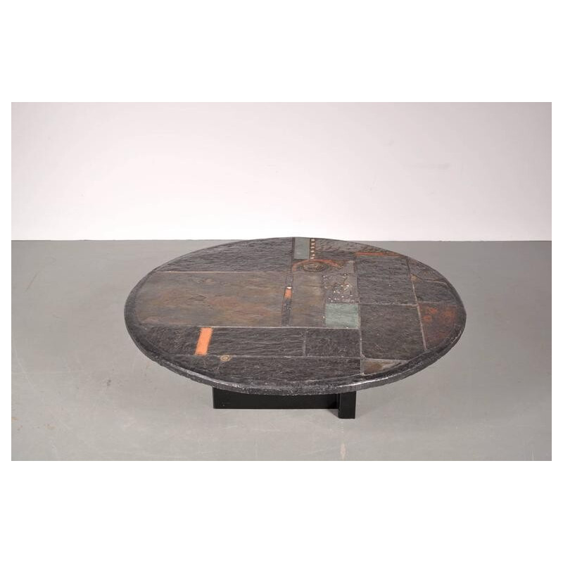 Table basse vintage par Paul Kingma - 1970