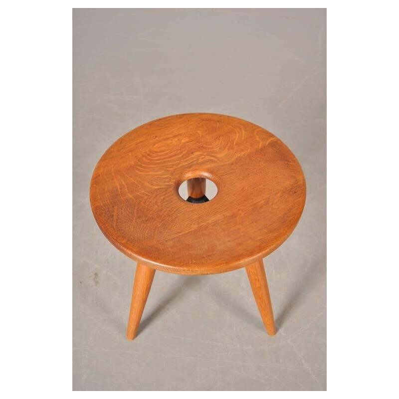 Vintage French tripod stool - 1950s