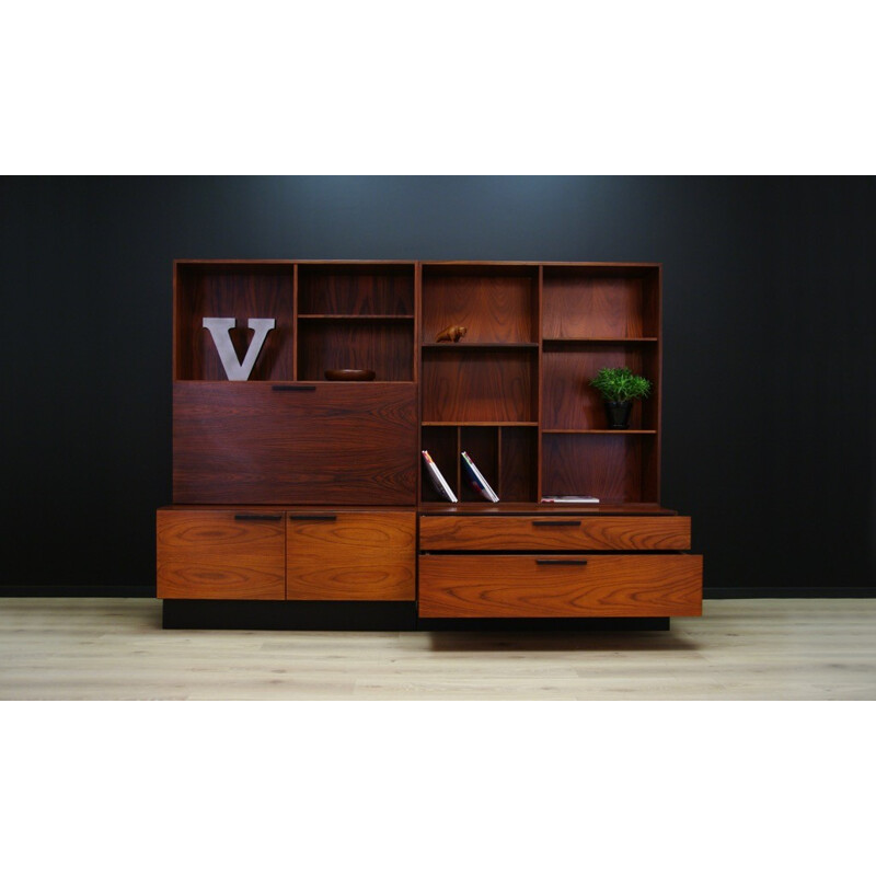 Vintage bookcase in rosewood by Ib Kofod Larsen for Faarup Mobelfabric - 1960s