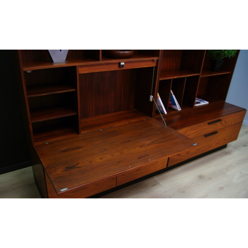 Vintage bookcase in rosewood by Ib Kofod Larsen for Faarup Mobelfabric - 1960s