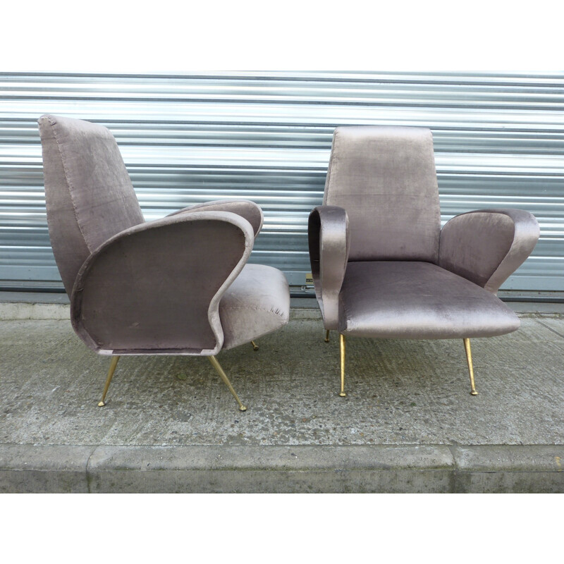 Pair of Italian armchairs - 1960s