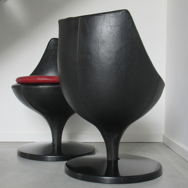 Pair of Polaris armchairs by Pierre Guariche for Meurop - 1960s