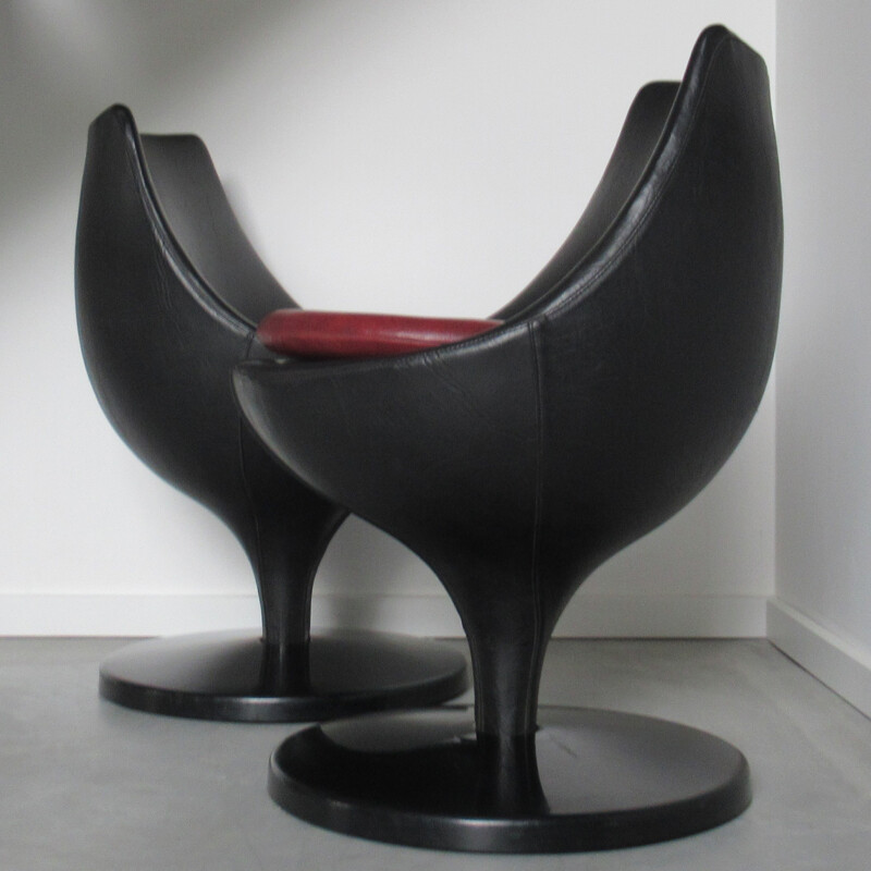 Pair of Polaris armchairs by Pierre Guariche for Meurop - 1960s