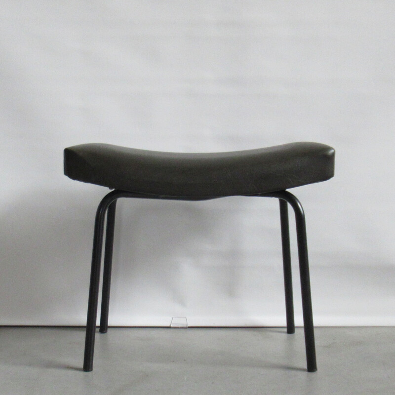 Robert low chair and Taureau Ottoman by Pierre Guariche for Meurop - 1960s