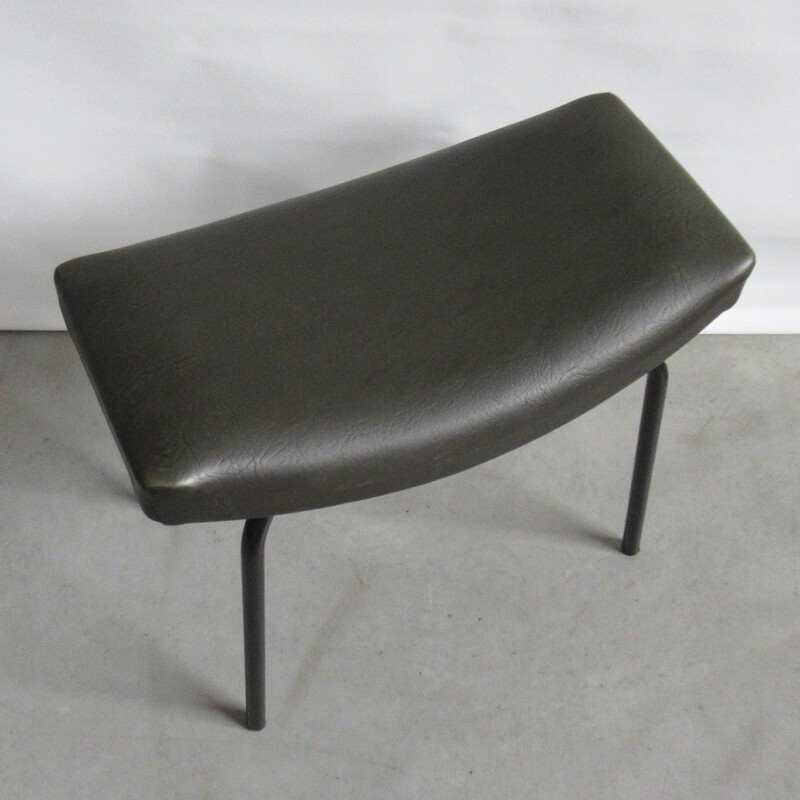 Robert low chair and Taureau Ottoman by Pierre Guariche for Meurop - 1960s