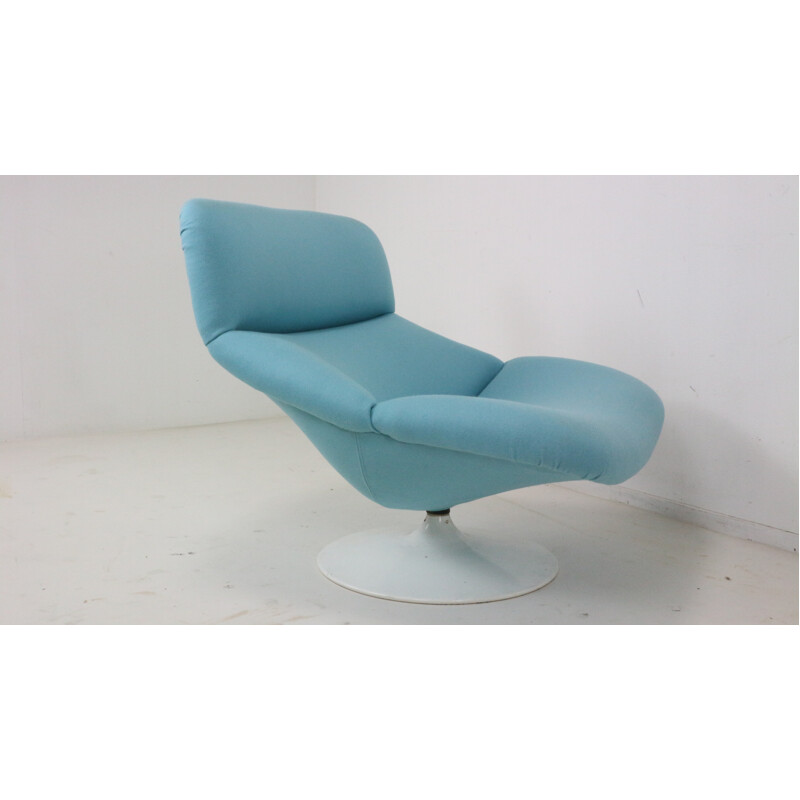 Artifort F518 Lounge Swivel Chair by Geoffrey Harcourt - 1970s