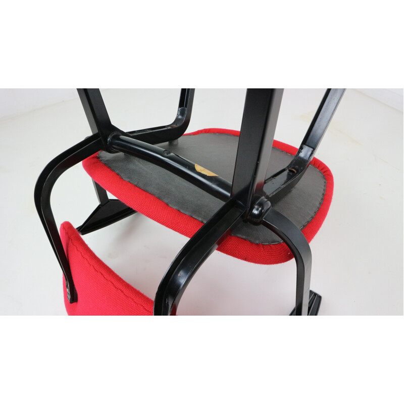Set of Four Revolt Chair by Friso Kramer for Ahrend Cirkel - 1950s