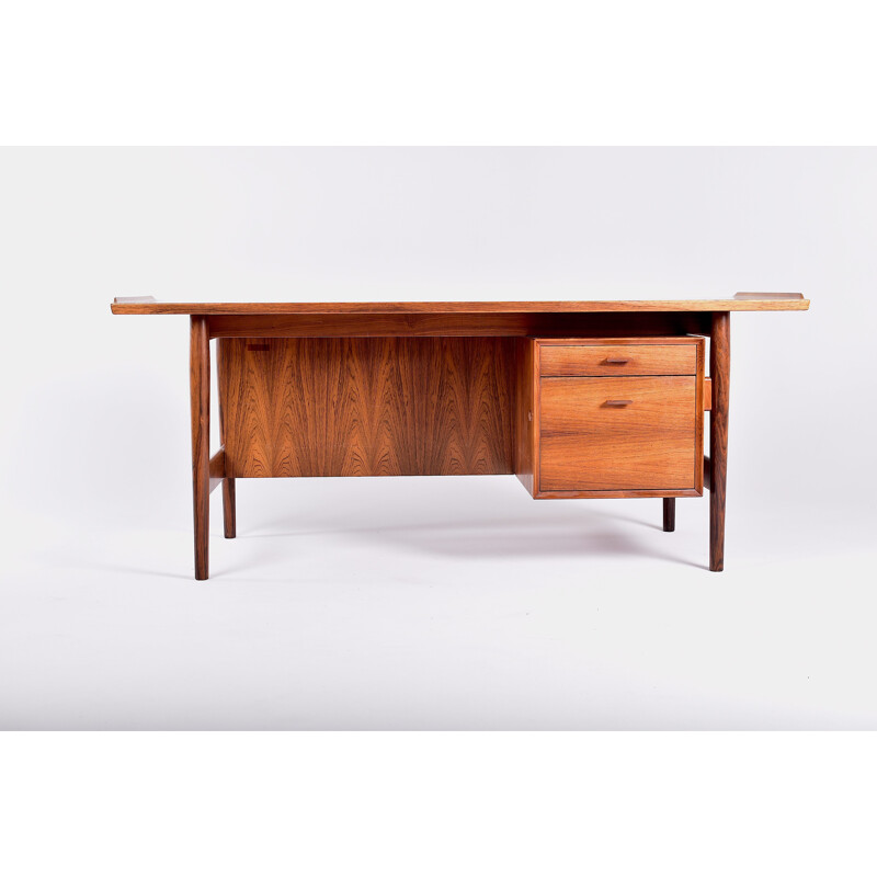 Vintage desk in rio rosewood by Arne Vodder - 1960s