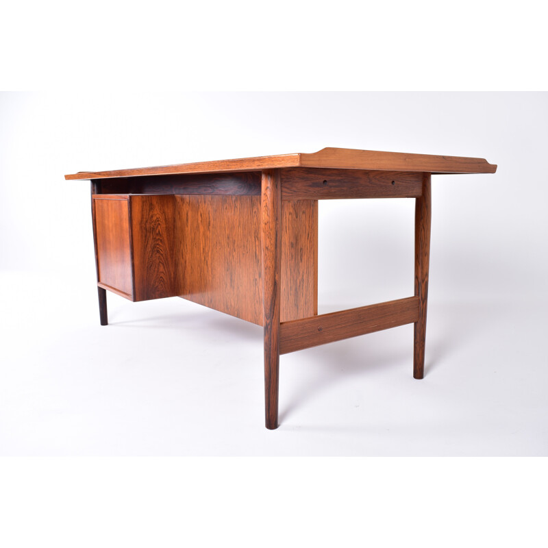 Vintage desk in rio rosewood by Arne Vodder - 1960s