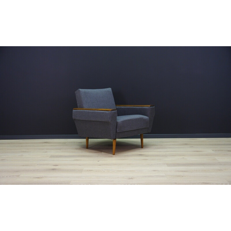 Vintage scandinavian armchair in teak - 1960s