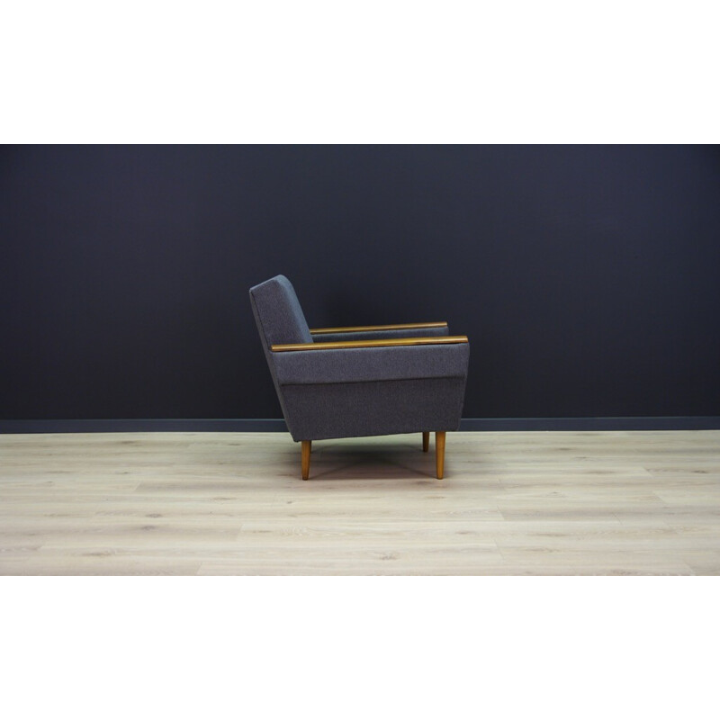 Vintage scandinavian armchair in teak - 1960s