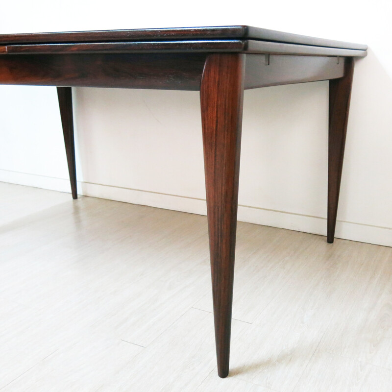 Model 12 Rosewood Dining Table by Niels O. Møller for J. L. Møller Møbelfabrik - 1960s