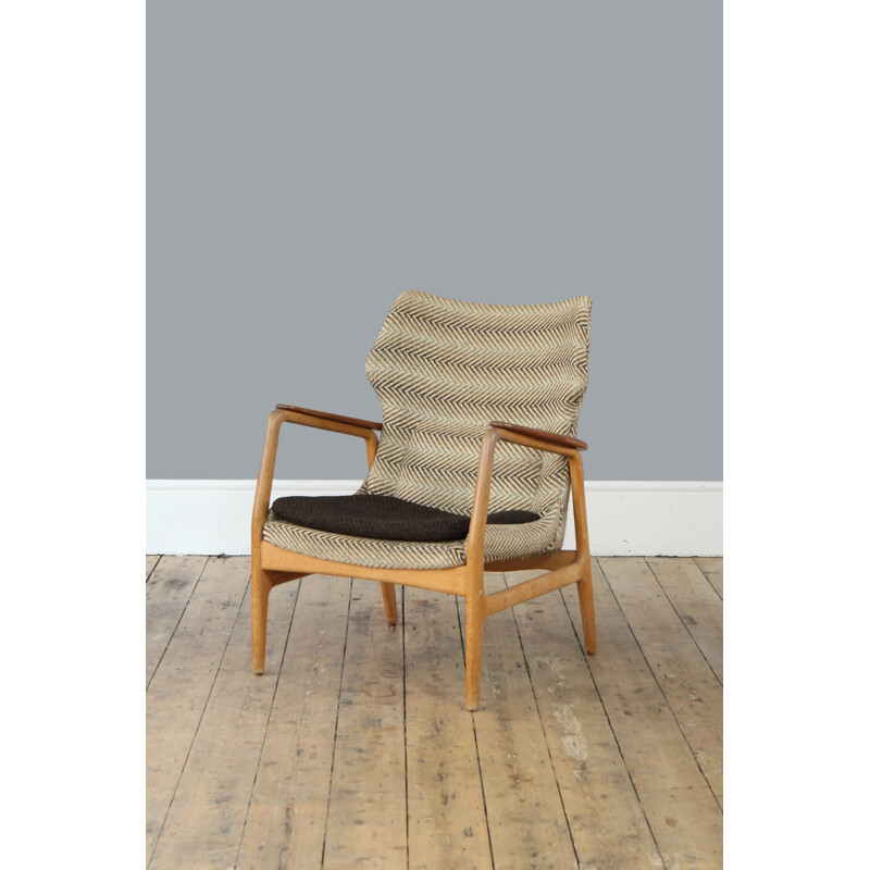 Oak and teak armchair by Aksel Bender Madsen for Bovenkamp - 1950s