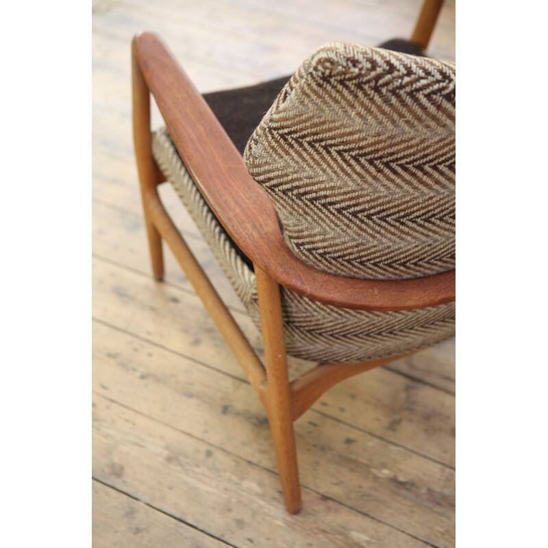 Oak and teak armchair by Aksel Bender Madsen for Bovenkamp - 1950s