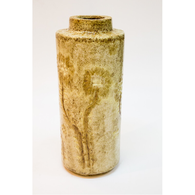 Large pyrogranite floor Vase by Gyorgy Furtos for Zsolnay - 1970s