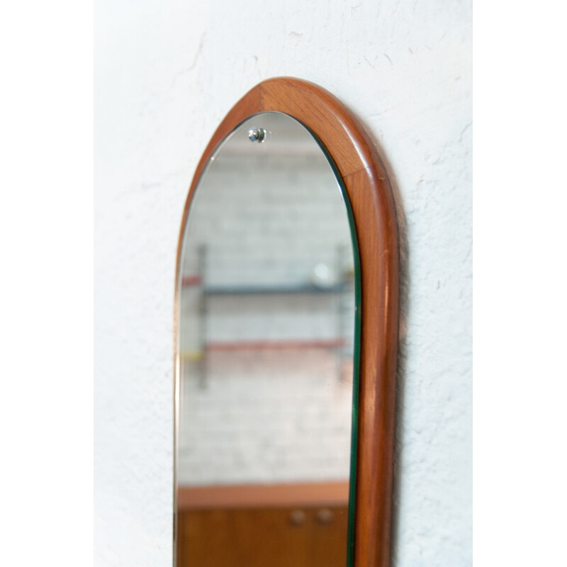 Vintage Scandinavian Oblong Mirror - 1960s