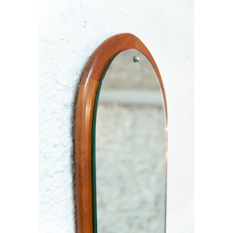 Vintage Scandinavian Oblong Mirror - 1960s